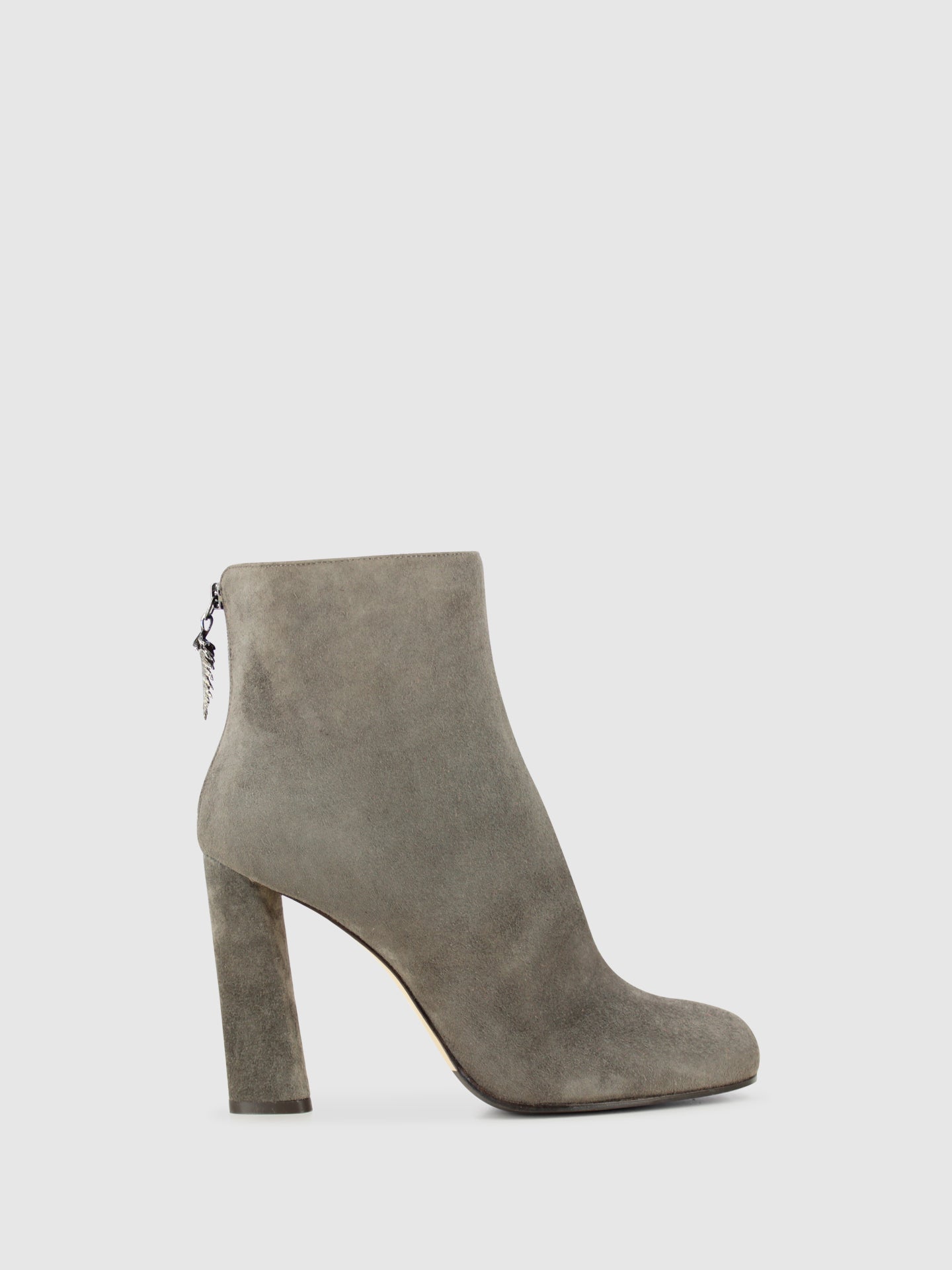 Le Silla Gray Zip Up Ankle Boots