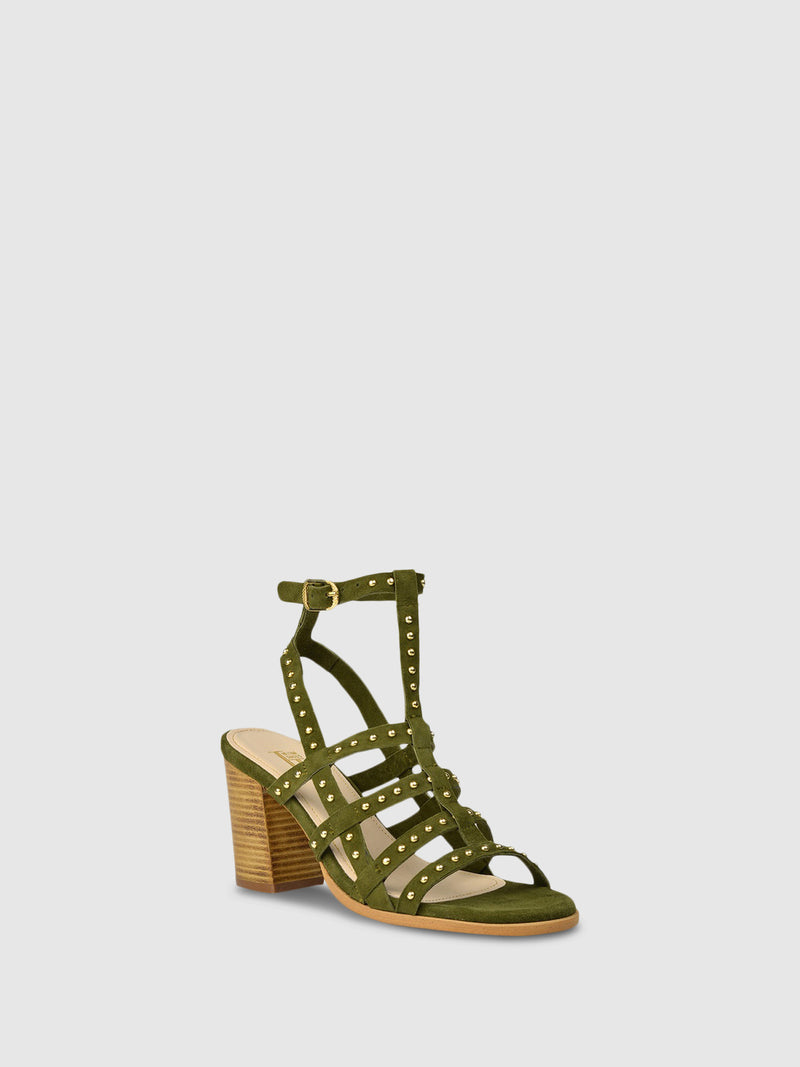 JJ Heitor Strappy Sandals F01L2 Green