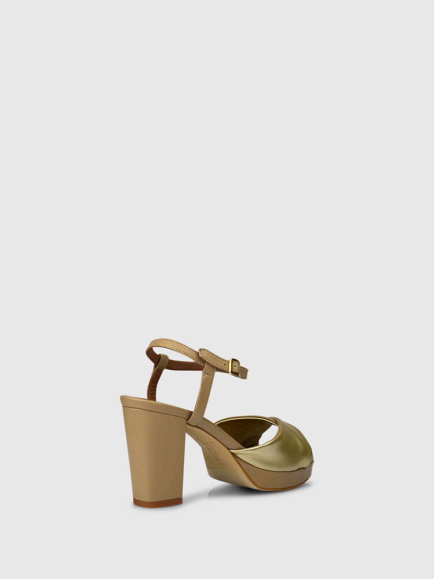 JJ Heitor Heel Sandals G02L1 Beige/Gold