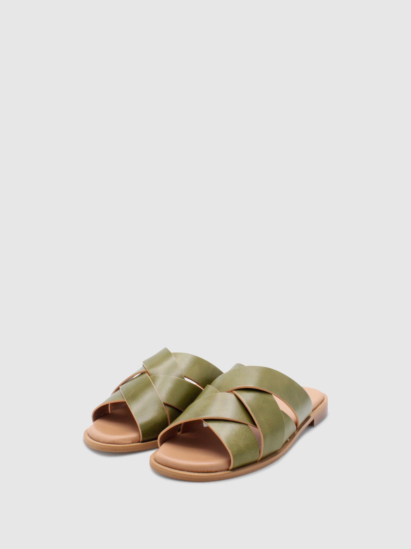 JJ Heitor Open Slippers Evergrren Green