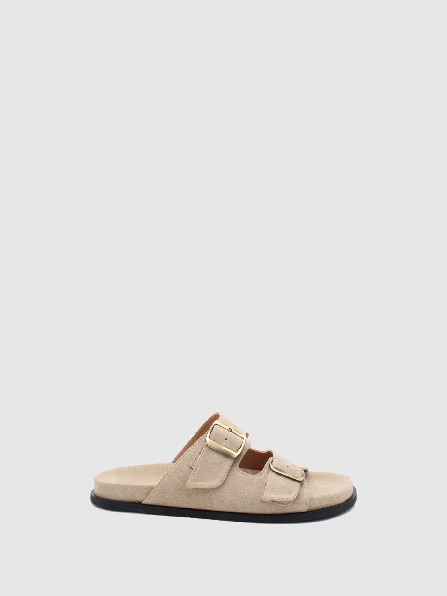 JJ Heitor Buckle Mules Impact Beige