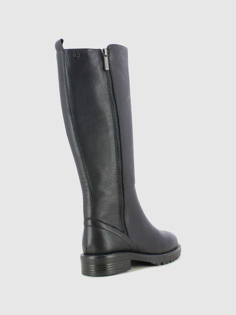 Carmela Black Zip Up Boots