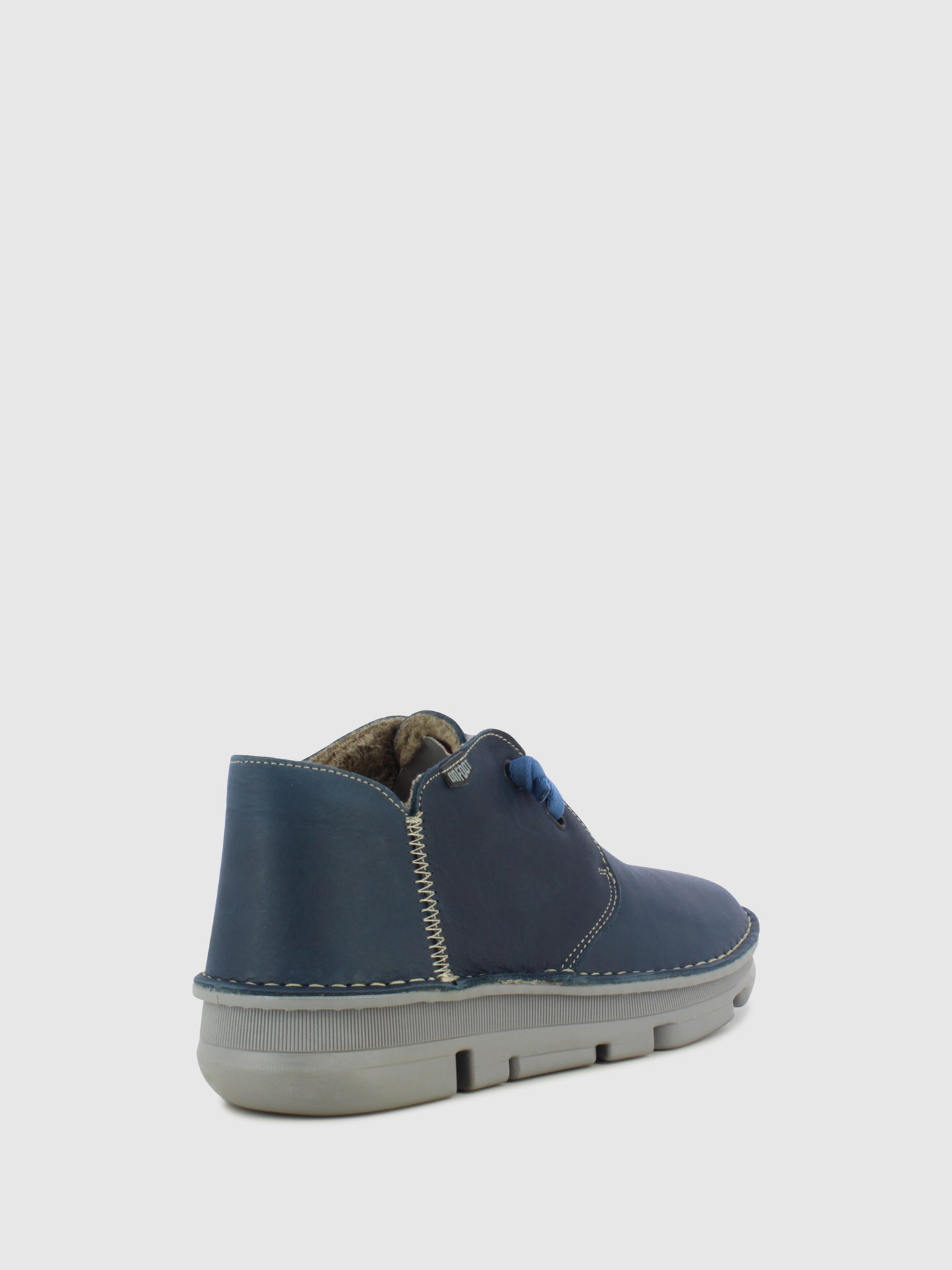 On Foot Navy Round Toe Ankle Boots