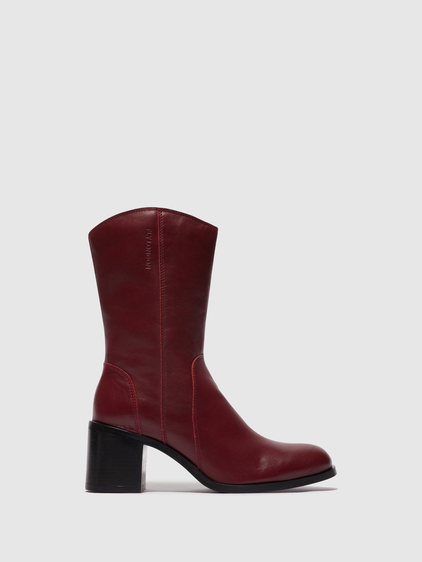 Fly London Zip Up Ankle Boots ASTA914FLY WINE