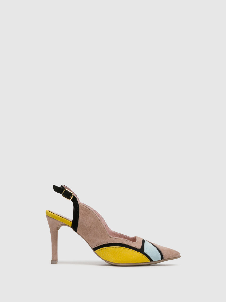 Foreva Yellow Tan Stiletto Shoes