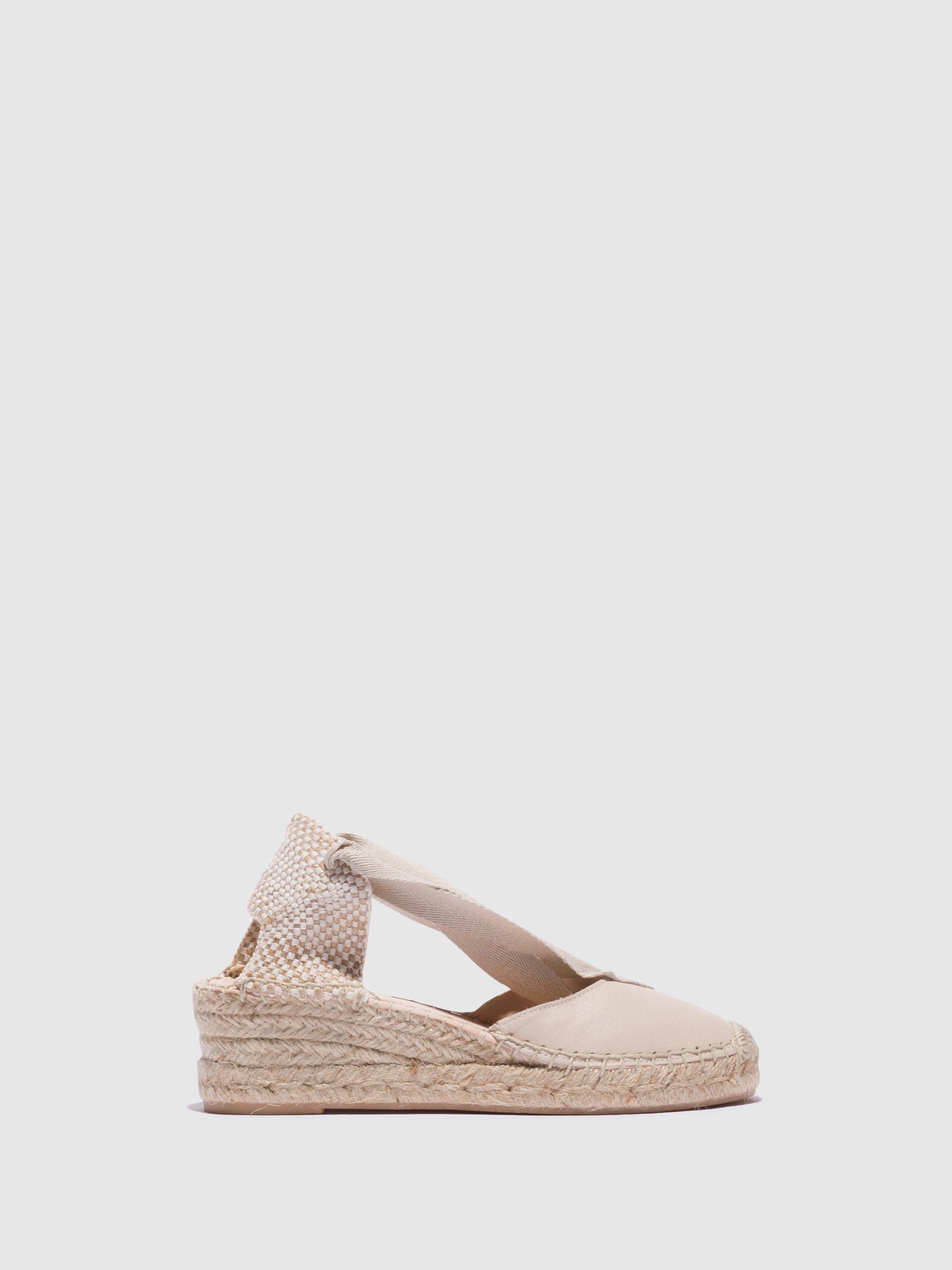 Foreva Beige Wedge Espadrilles