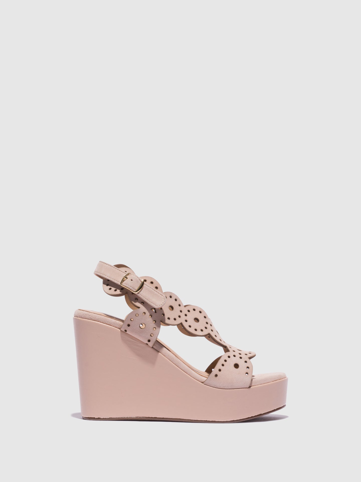 Foreva Beige Wedge Sandals