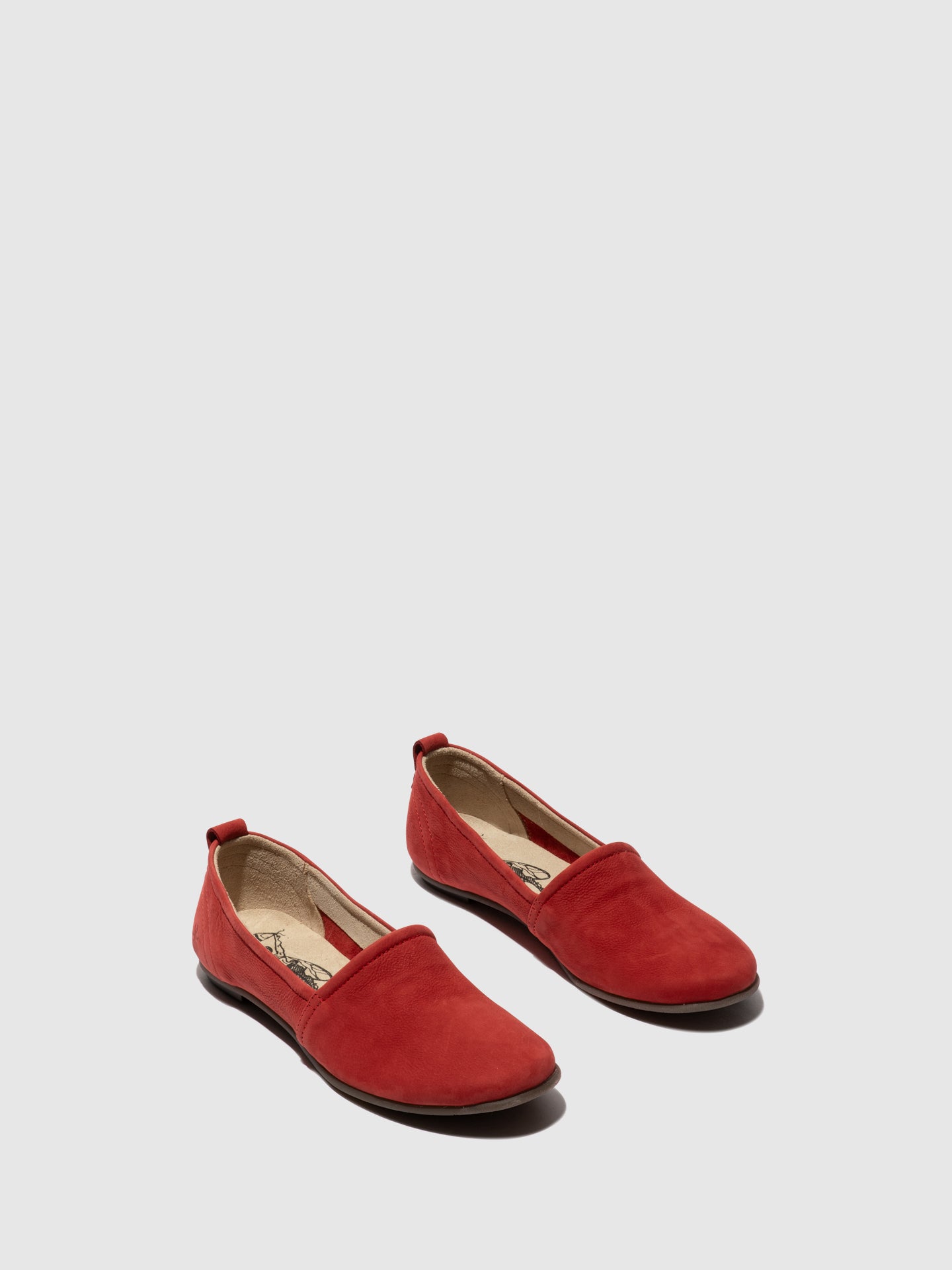 Fly London Crimson Round Toe Ballerinas