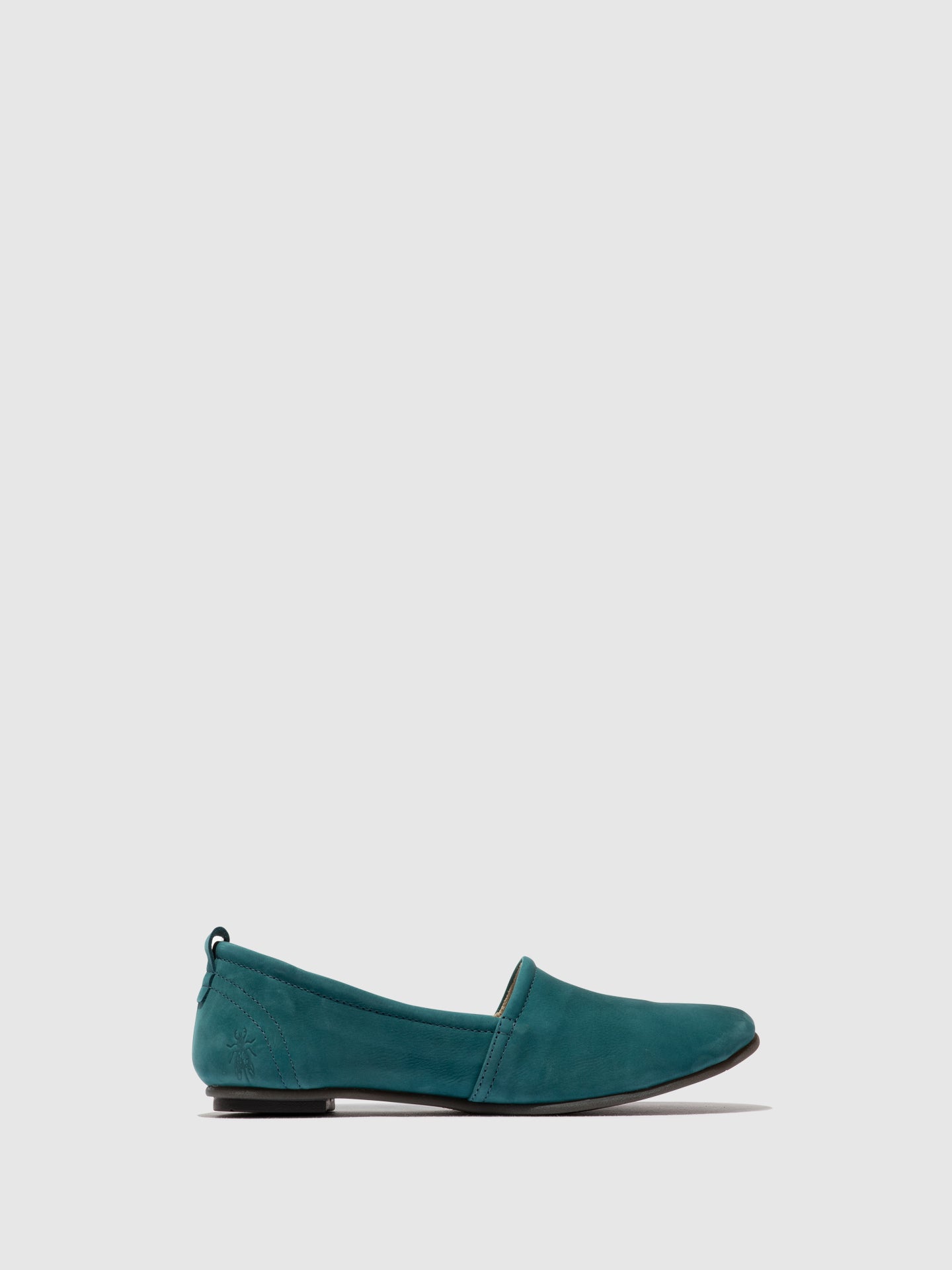 Fly London Green Round Toe Ballerinas