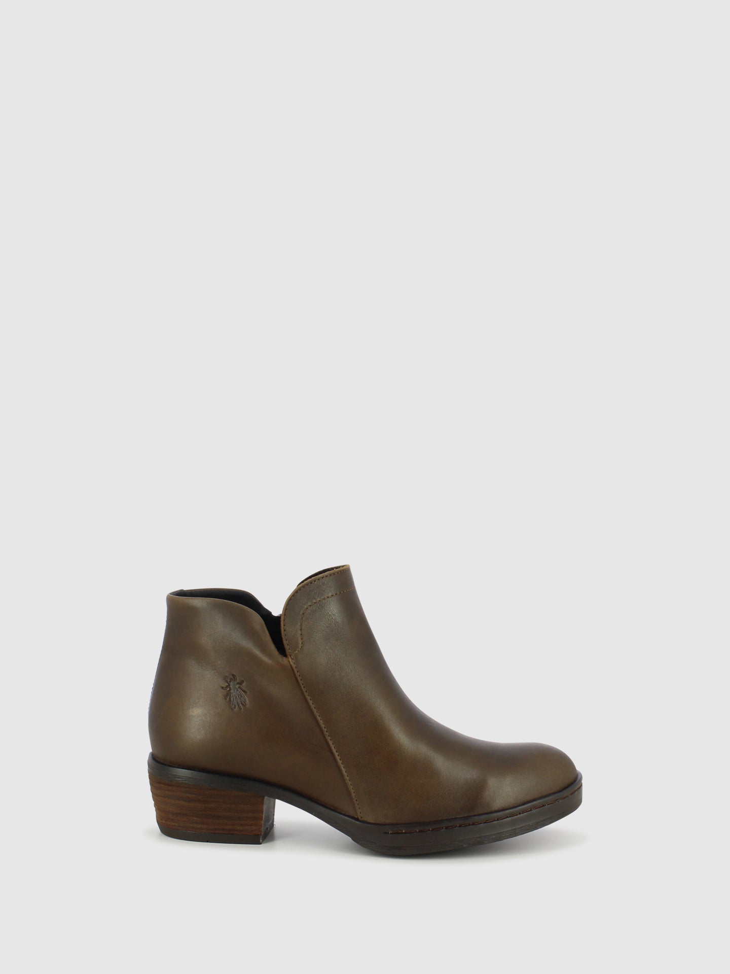 Fly London Camel Zip Up Ankle Boots