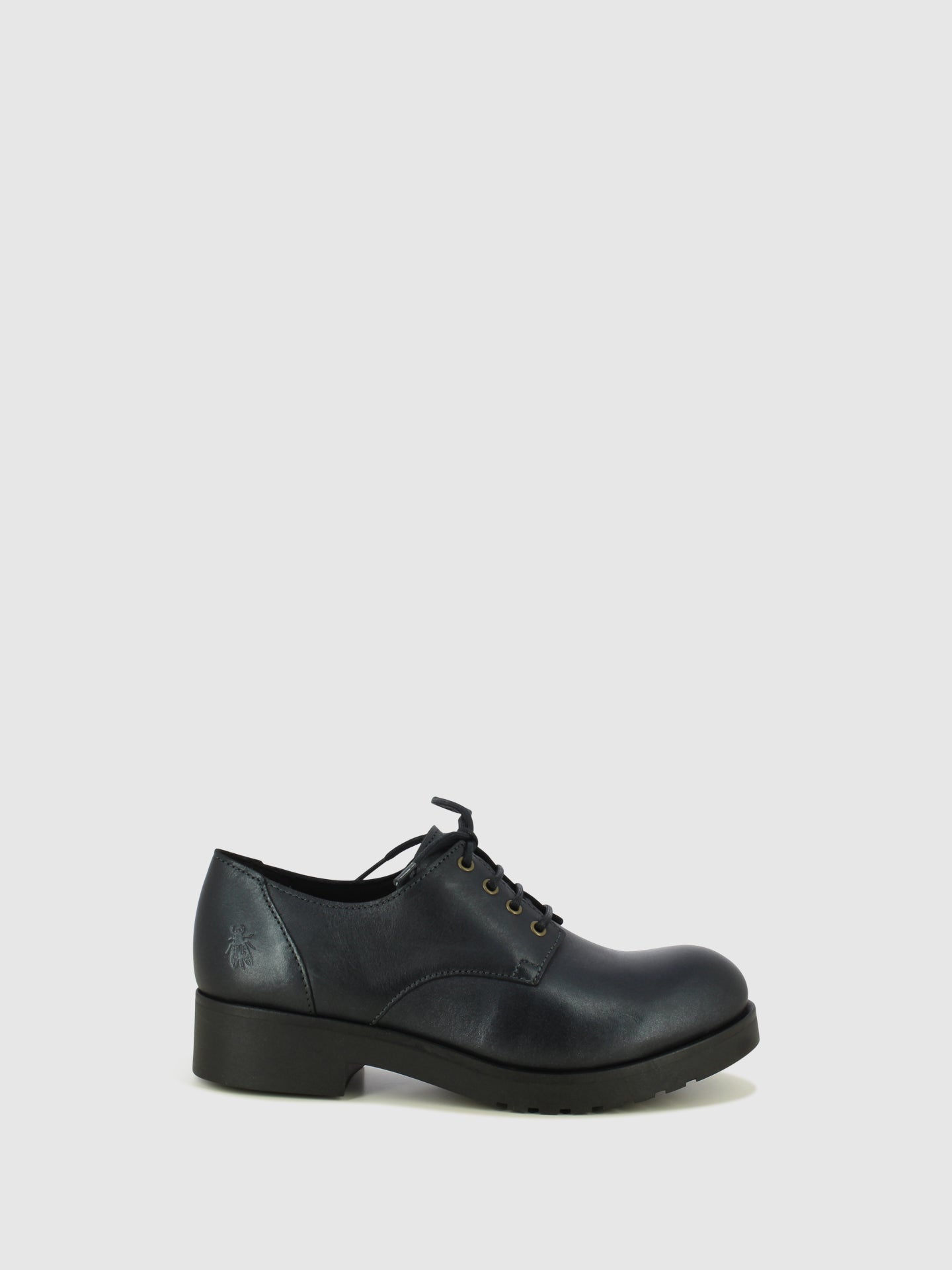 Fly London Black Leather Lace-up Shoes