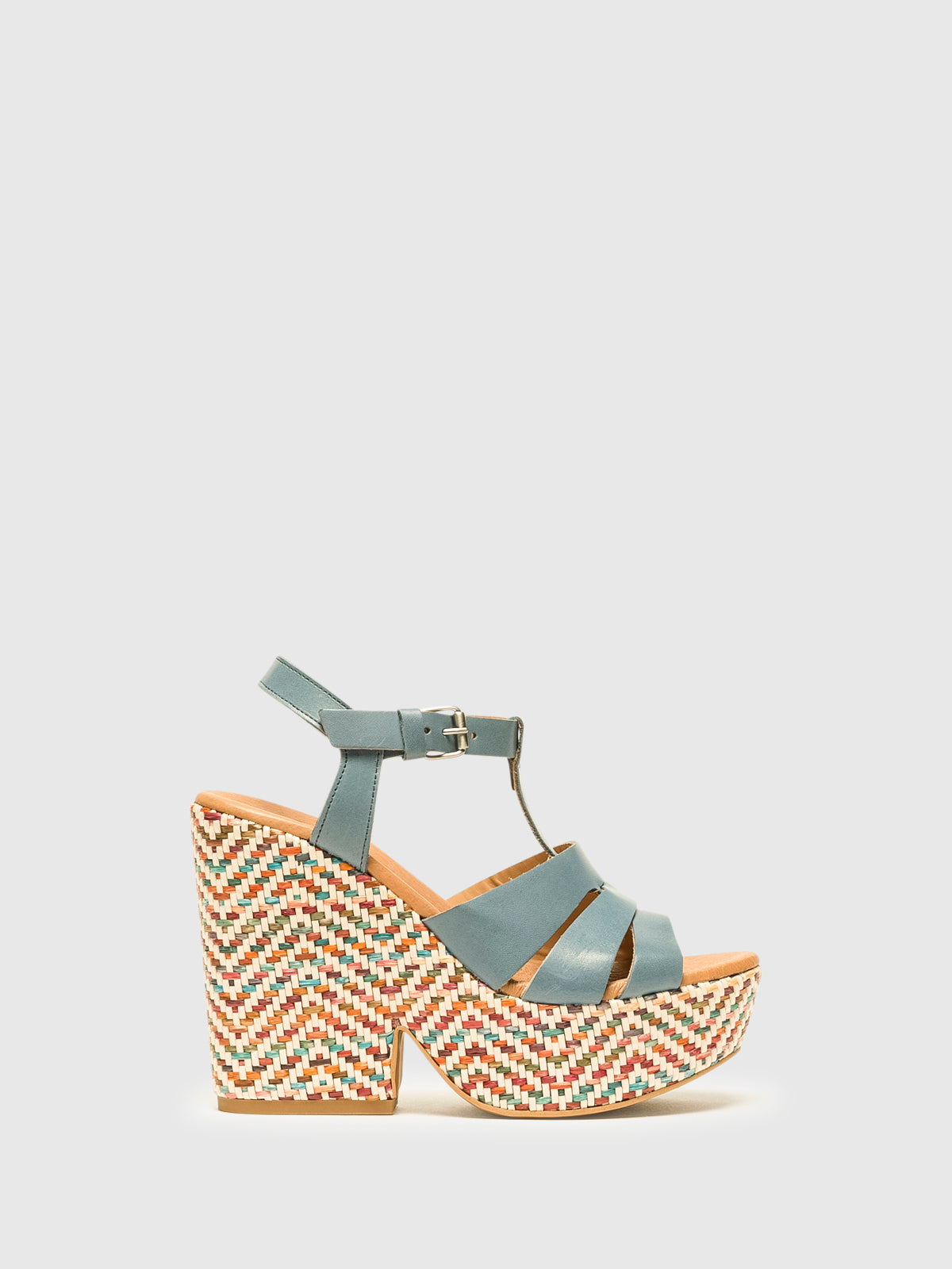 Clay's Blue Platform Sandals