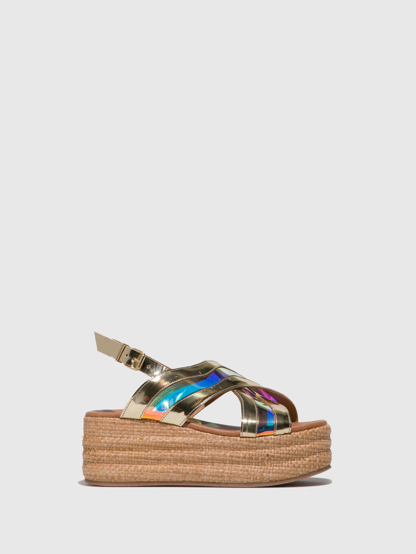 Clay's Gold Platform Sandals