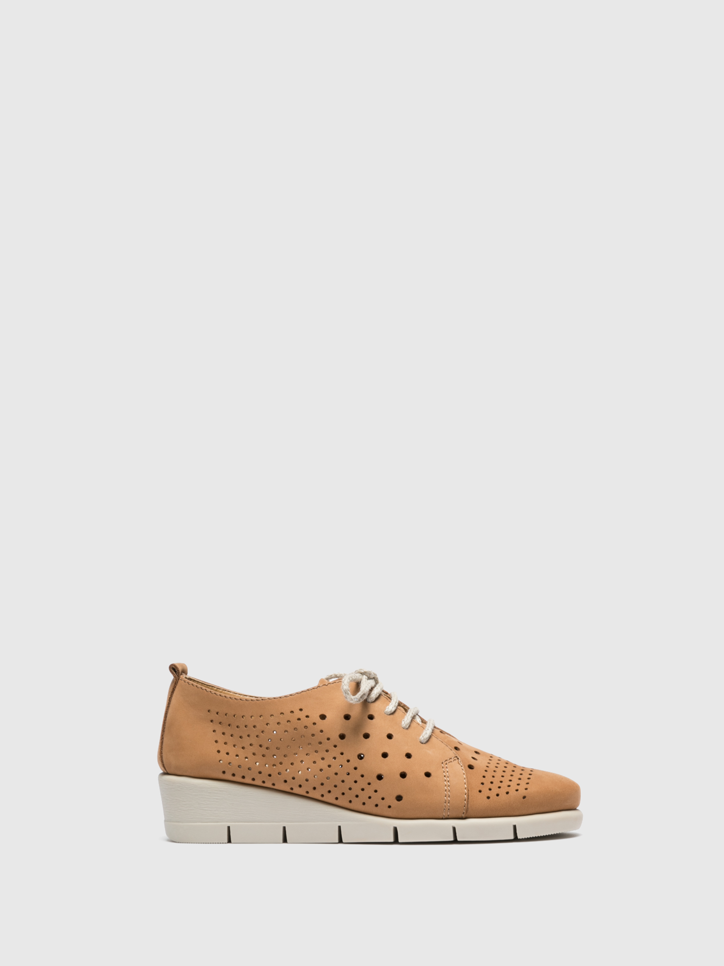 The Flexx Brown Lace Fastening Shoes