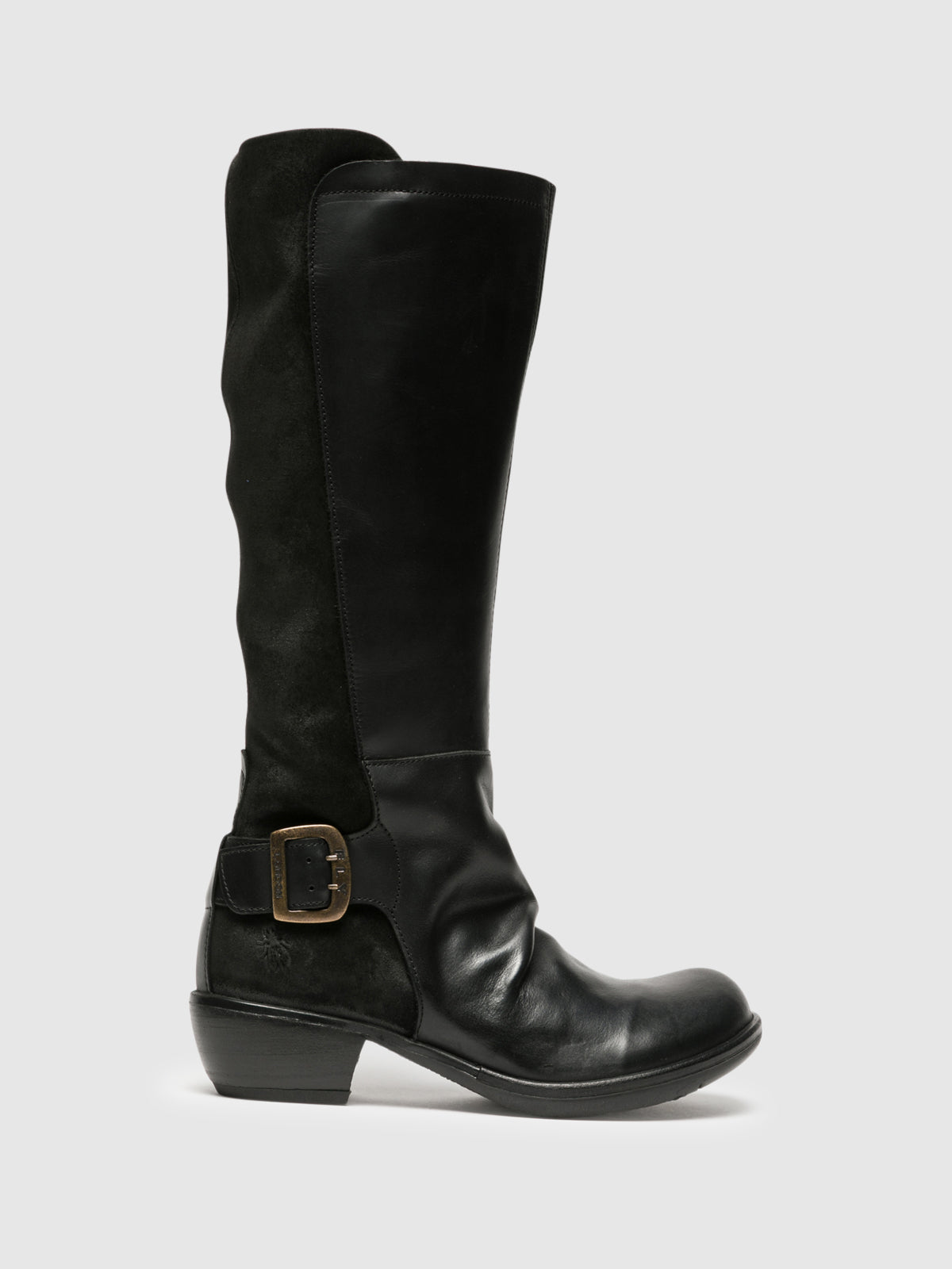 Fly London Black Knee-High Boots