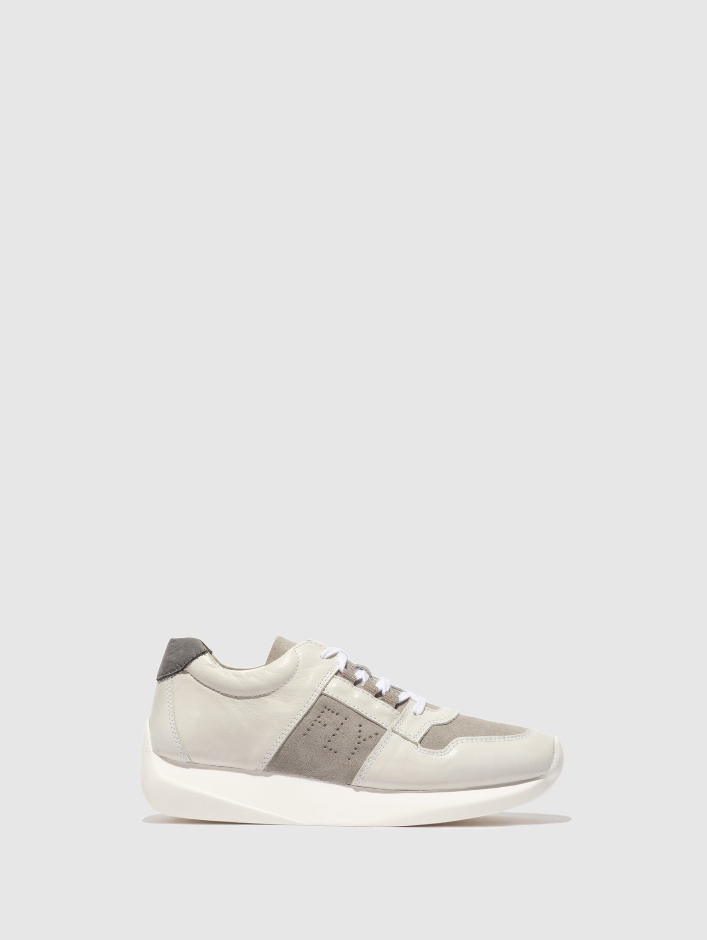 Fly London Lace-up Trainers LUPO769FLY MAVICK/SUEDE WHITE/CONCRETE