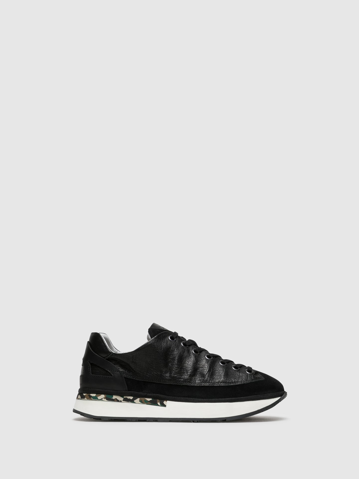 Fly London Black Lace-up Trainers