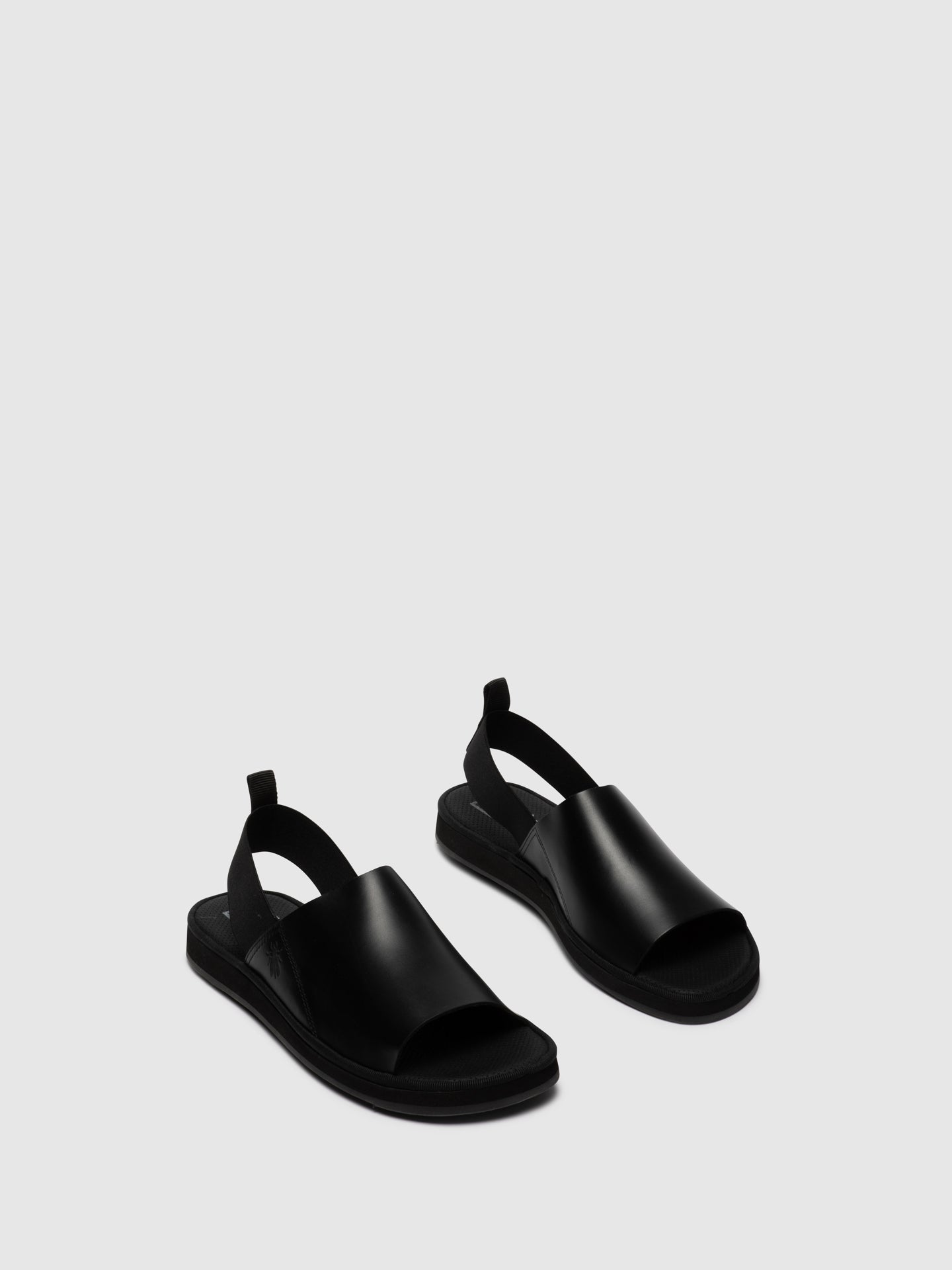 Fly London Black Open Toe Sandals