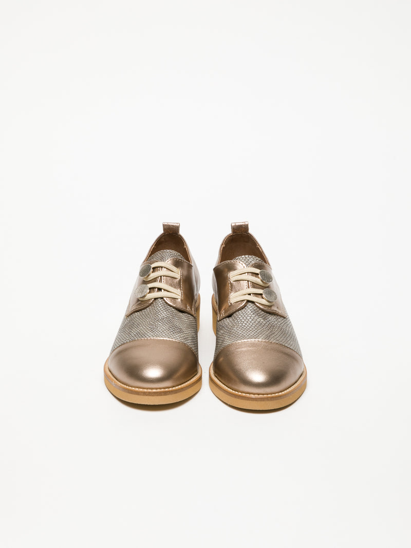 Foreva Gold Derby Shoes