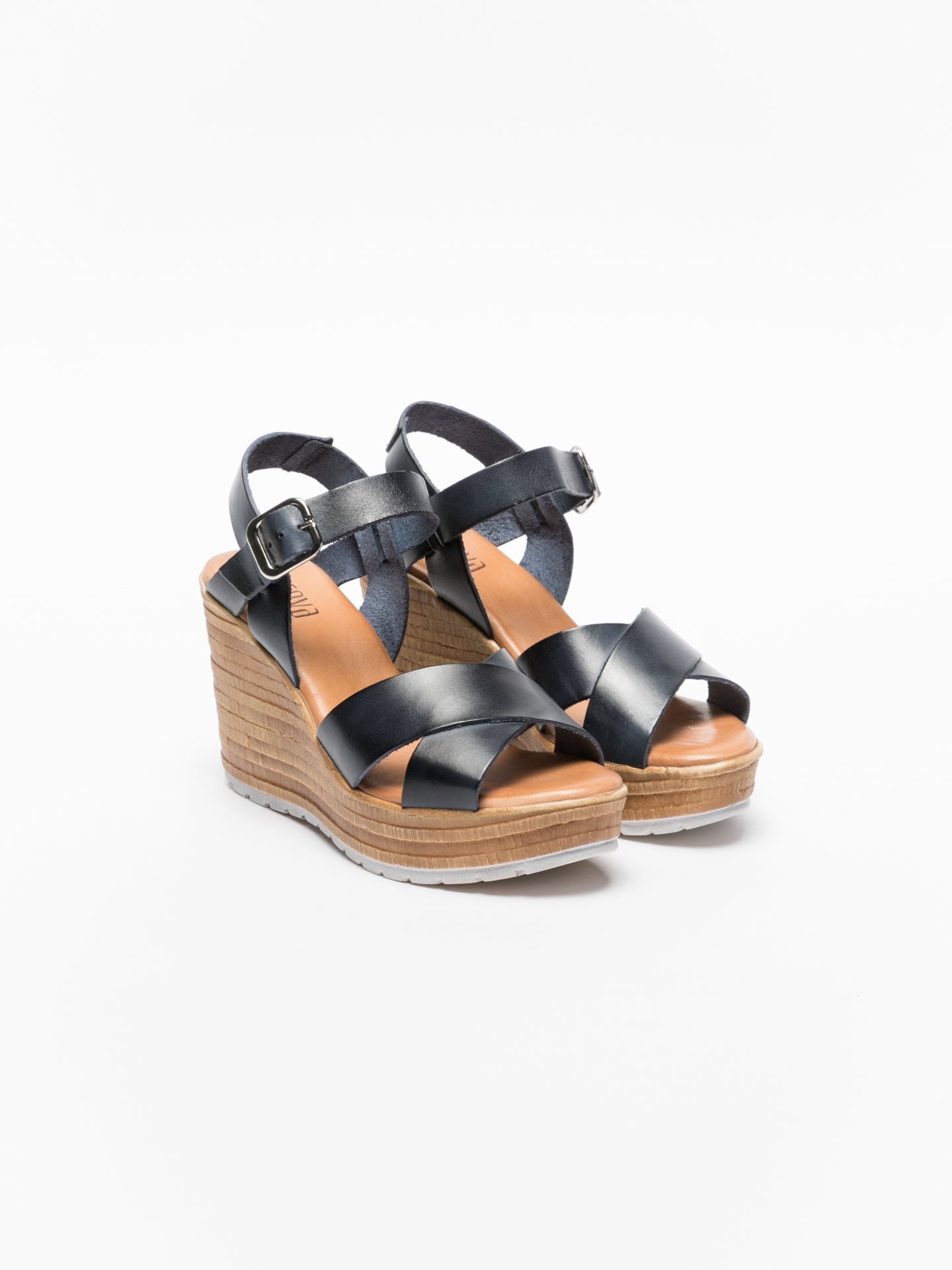 Foreva Blue Wedge Sandals