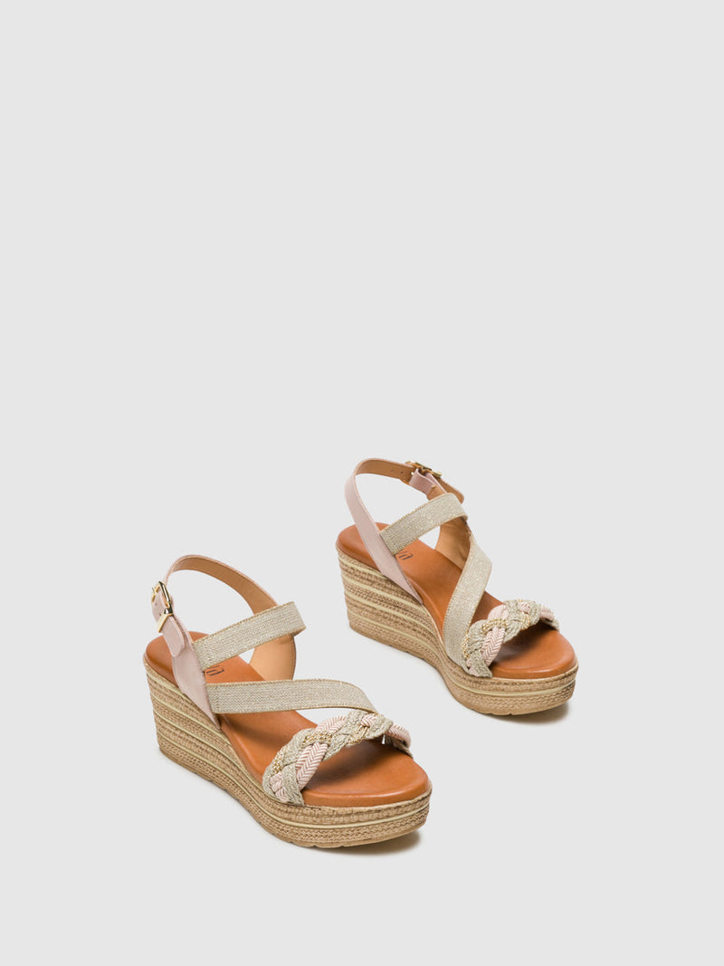 Foreva Beige Buckle Sandals