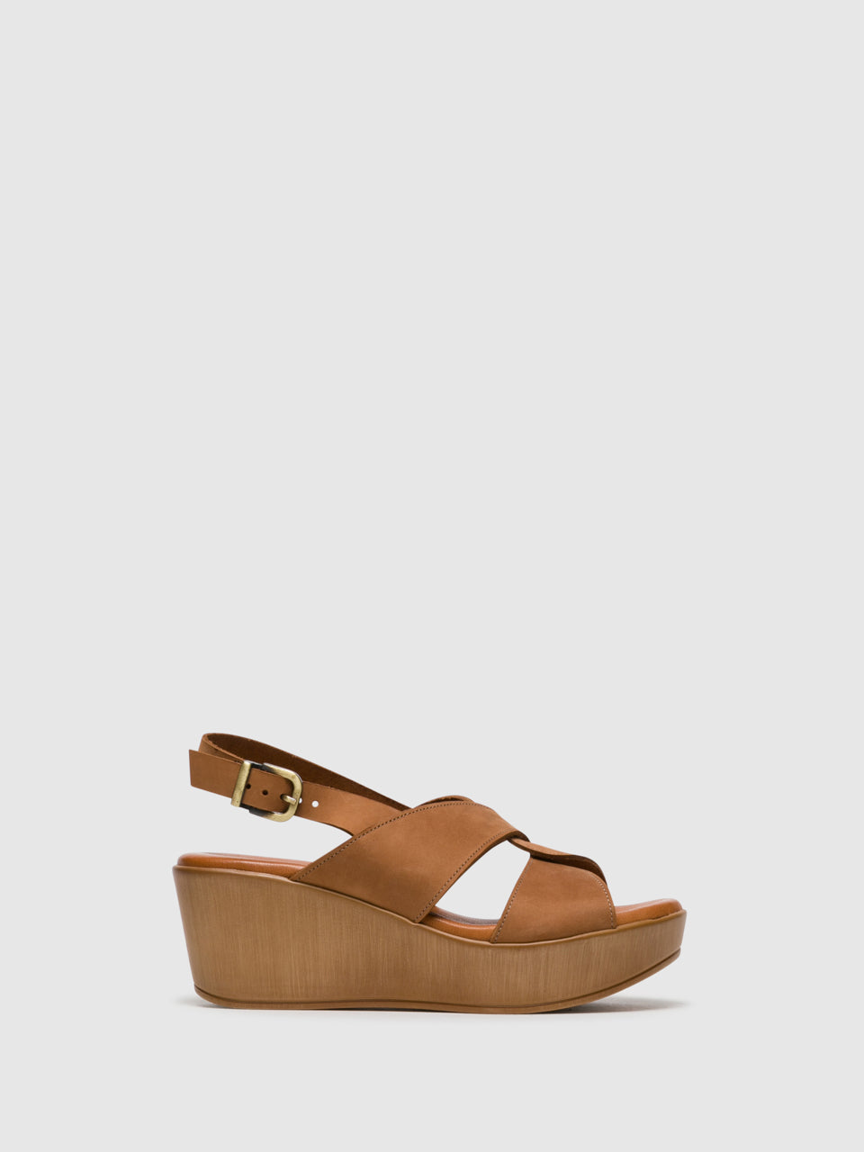 Foreva Brown Buckle Sandals