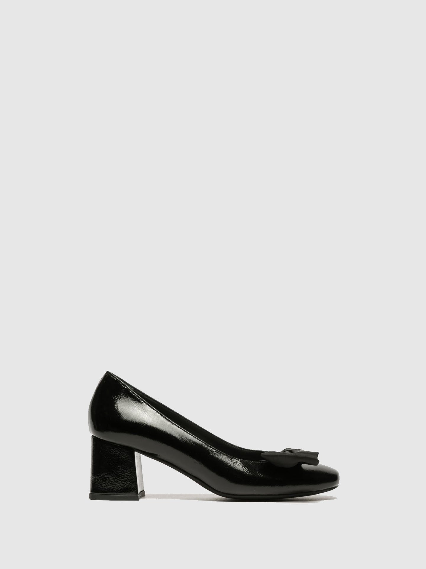 Foreva Black Block Heel Shoes