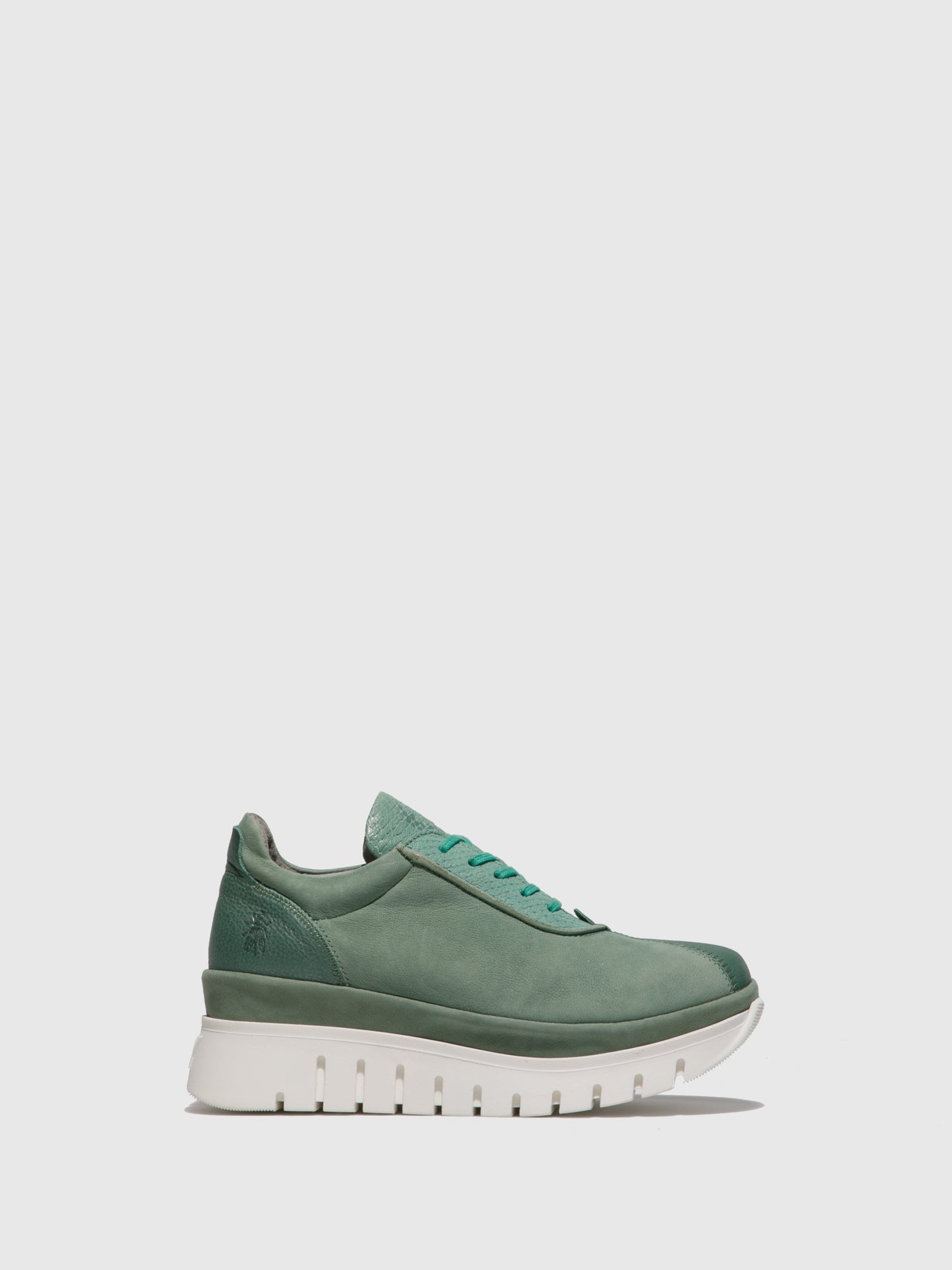 Fly London PaleGreen Lace-up Shoes