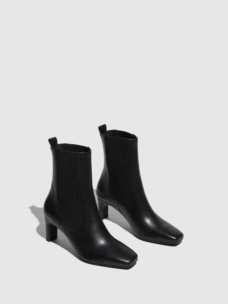 Foreva Black Square Toe Boots