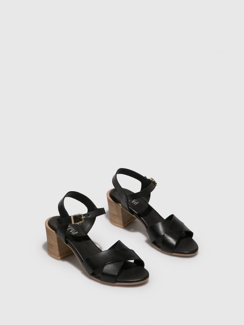 Foreva Black Heel Sandals