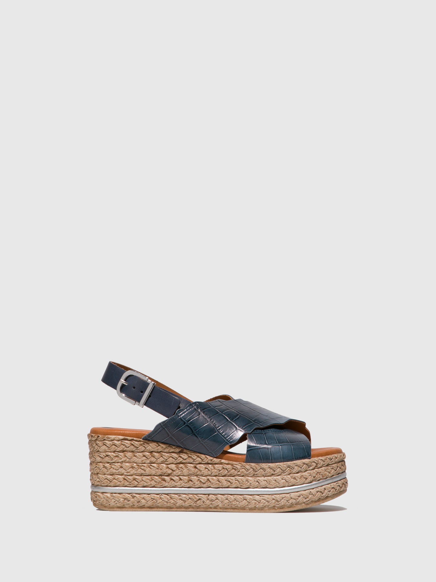 Foreva Navy Wedge Sandals