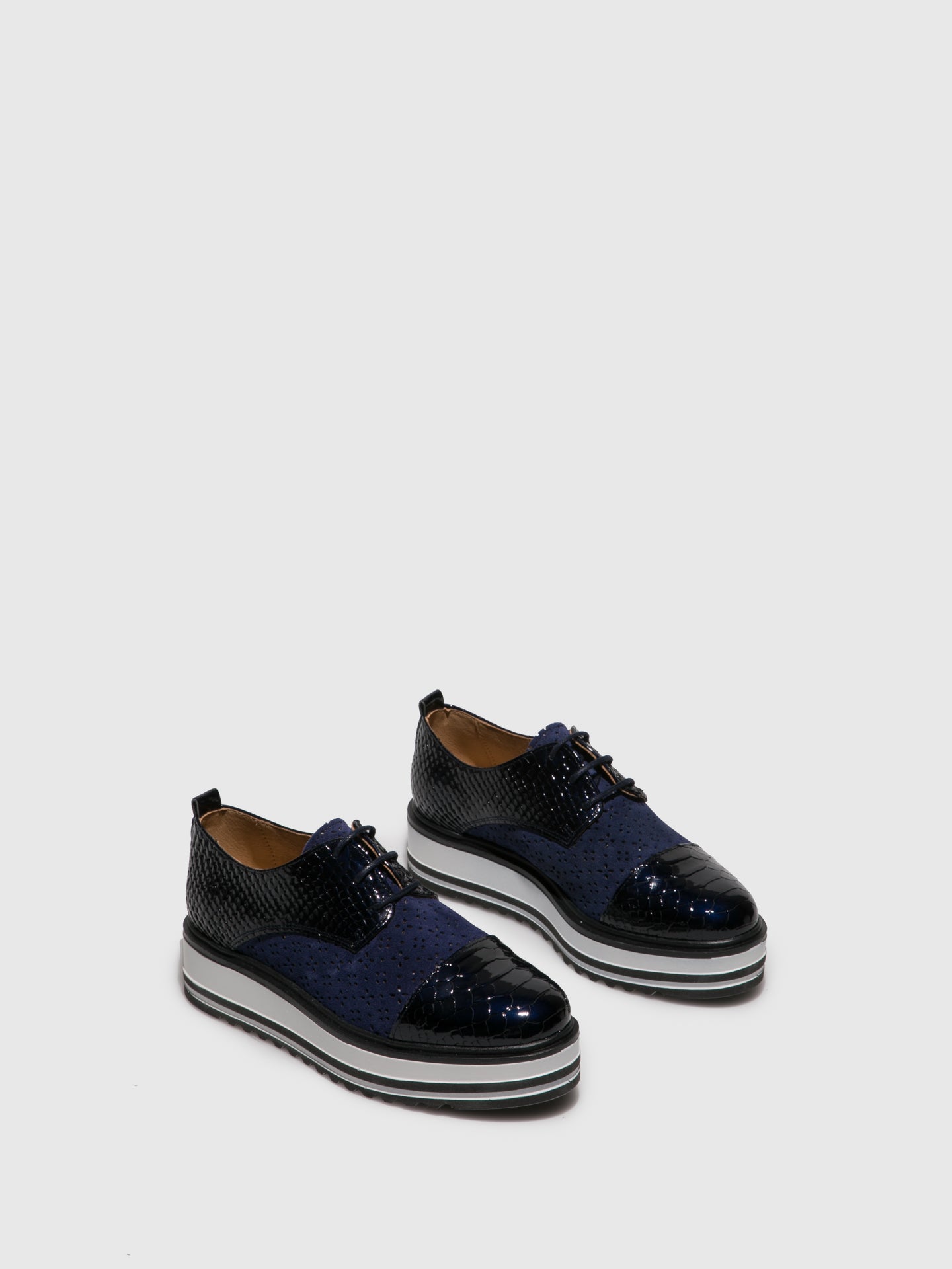 Foreva Navy Lace-up Shoes