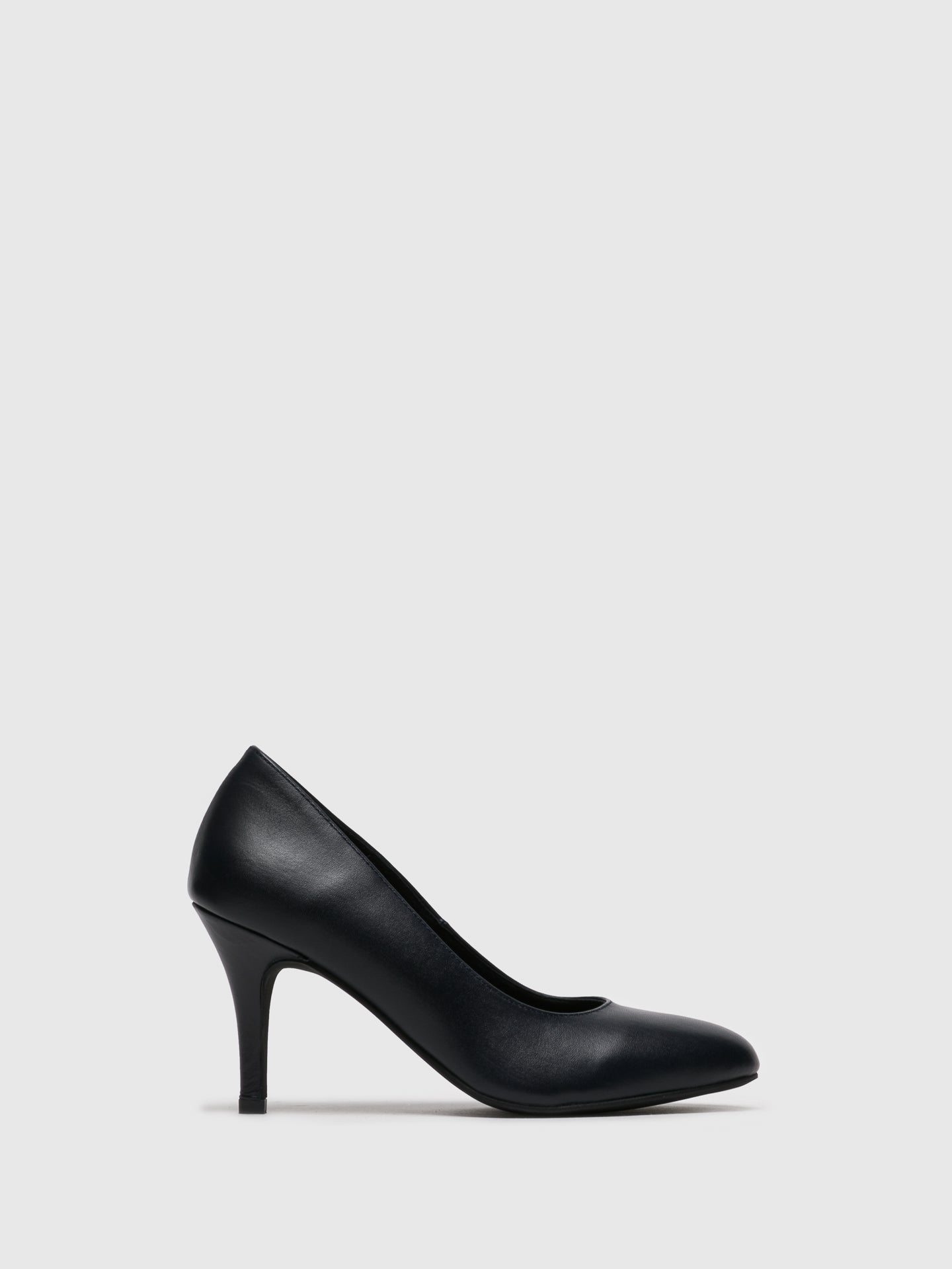 Foreva Navy Round Toe Pumps