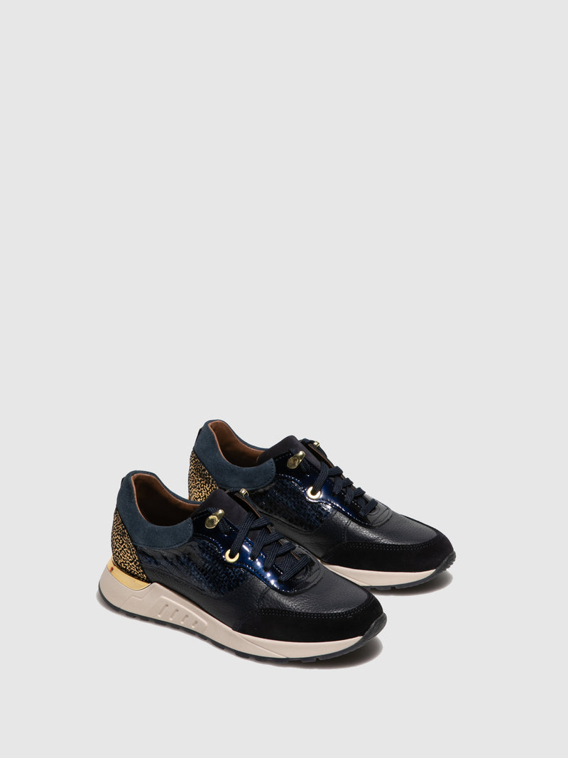 Foreva Navy Lace-up Trainers