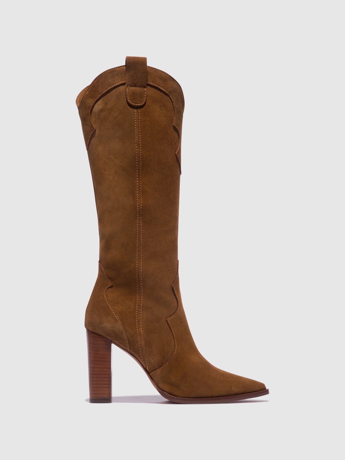 Foreva Camel Zip Up Boots