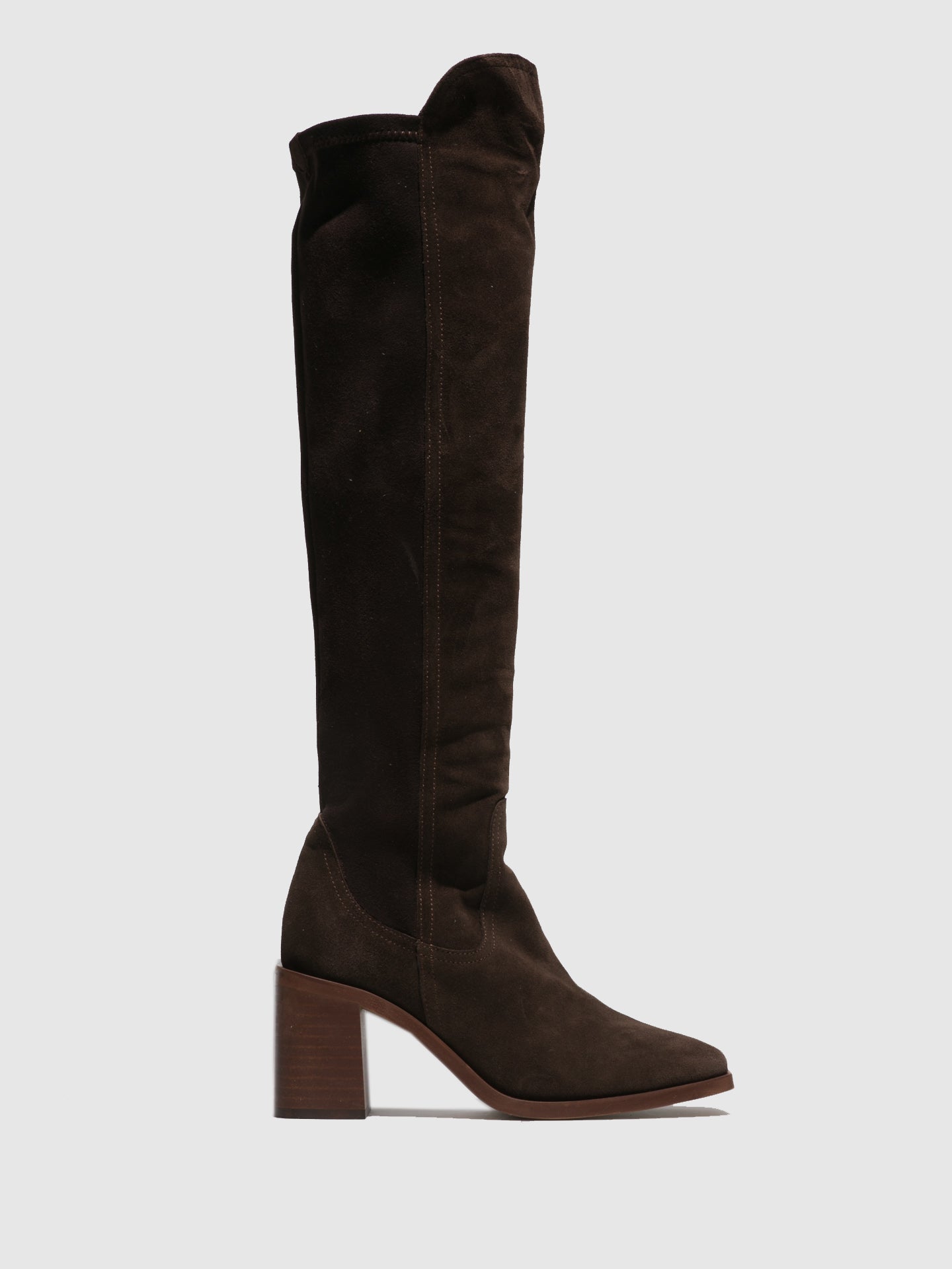 Foreva Brown Knee-High Boots