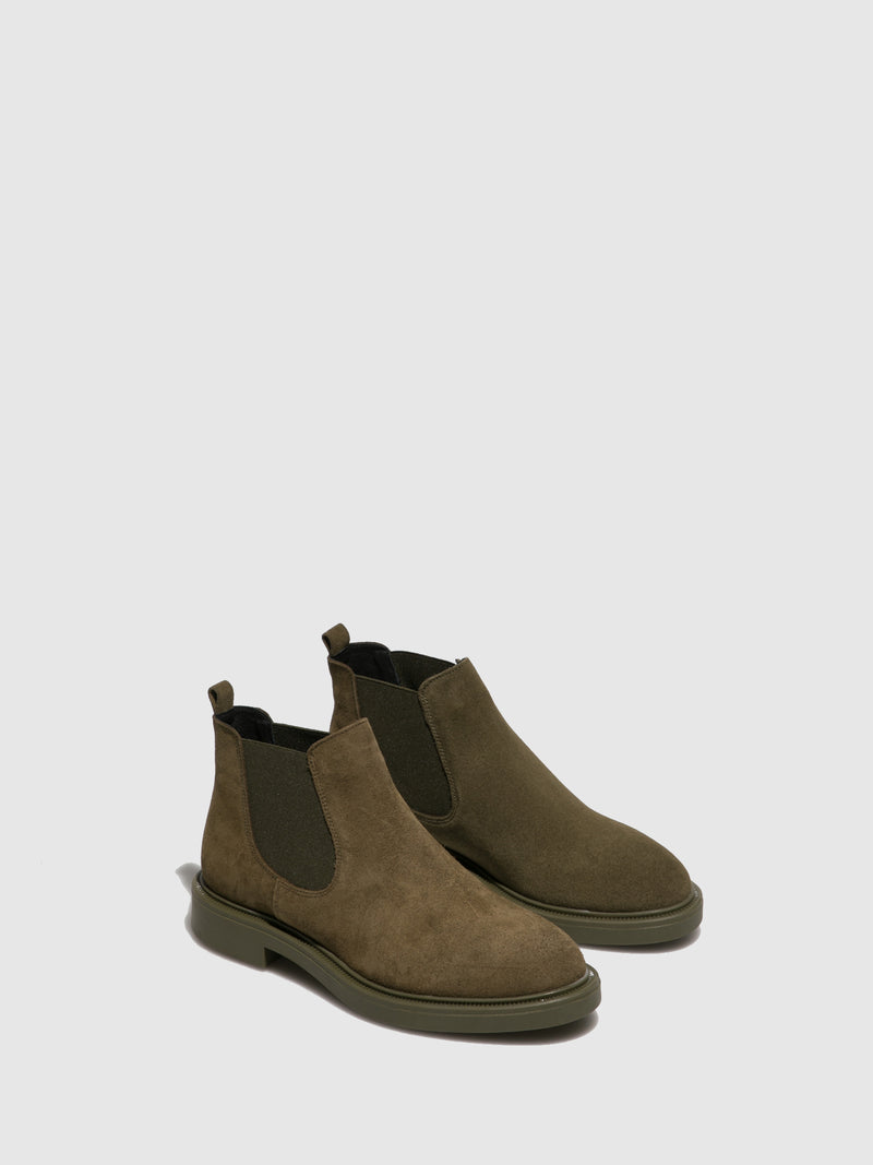 Foreva Green Chelsea Ankle Boots