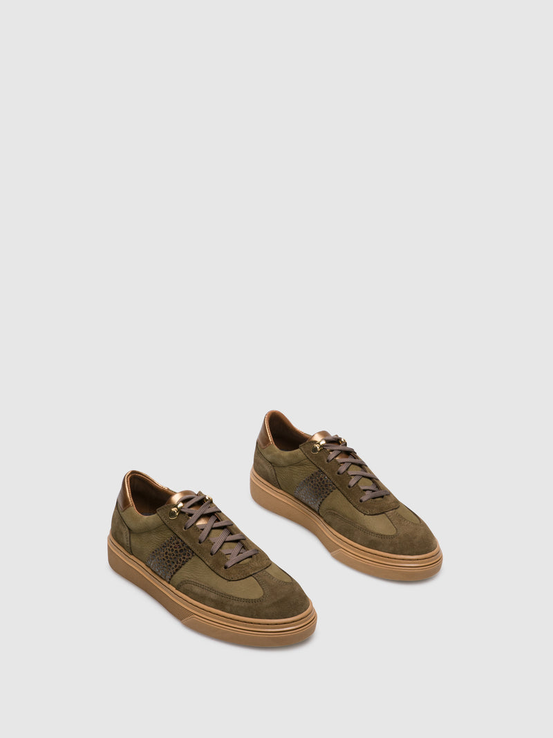 Foreva Khaki Lace-up Trainers