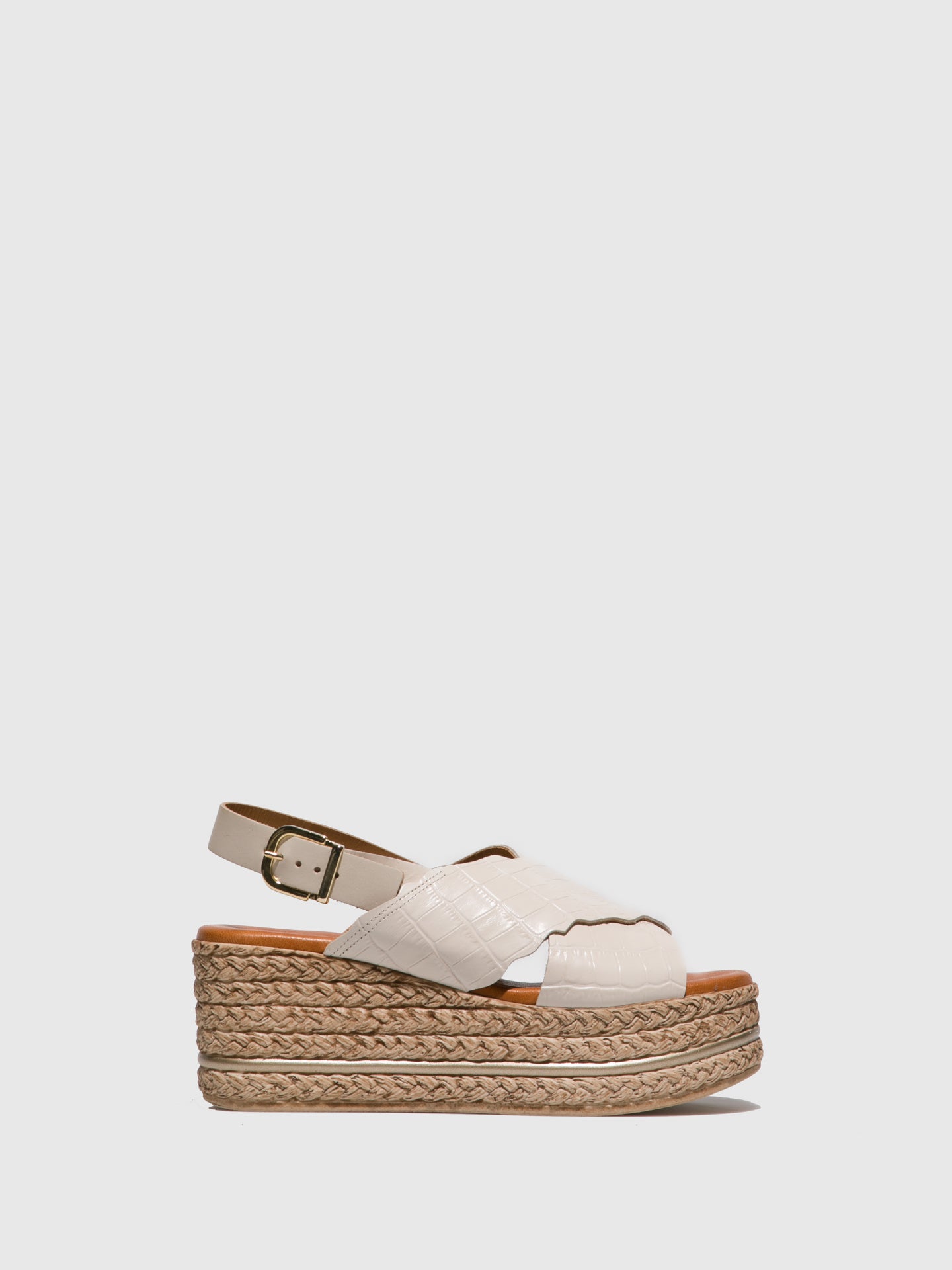 Foreva Beige Wedge Sandals