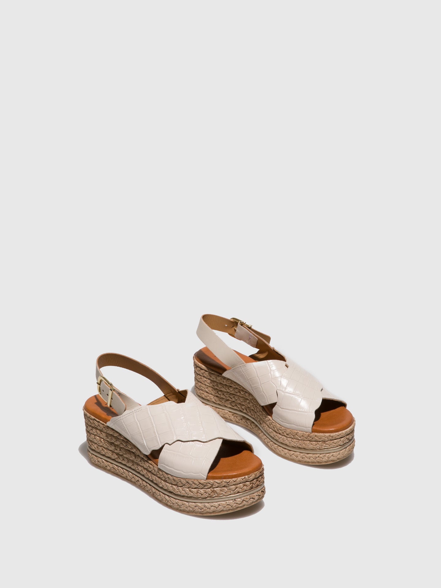 Foreva Beige Wedge Sandals