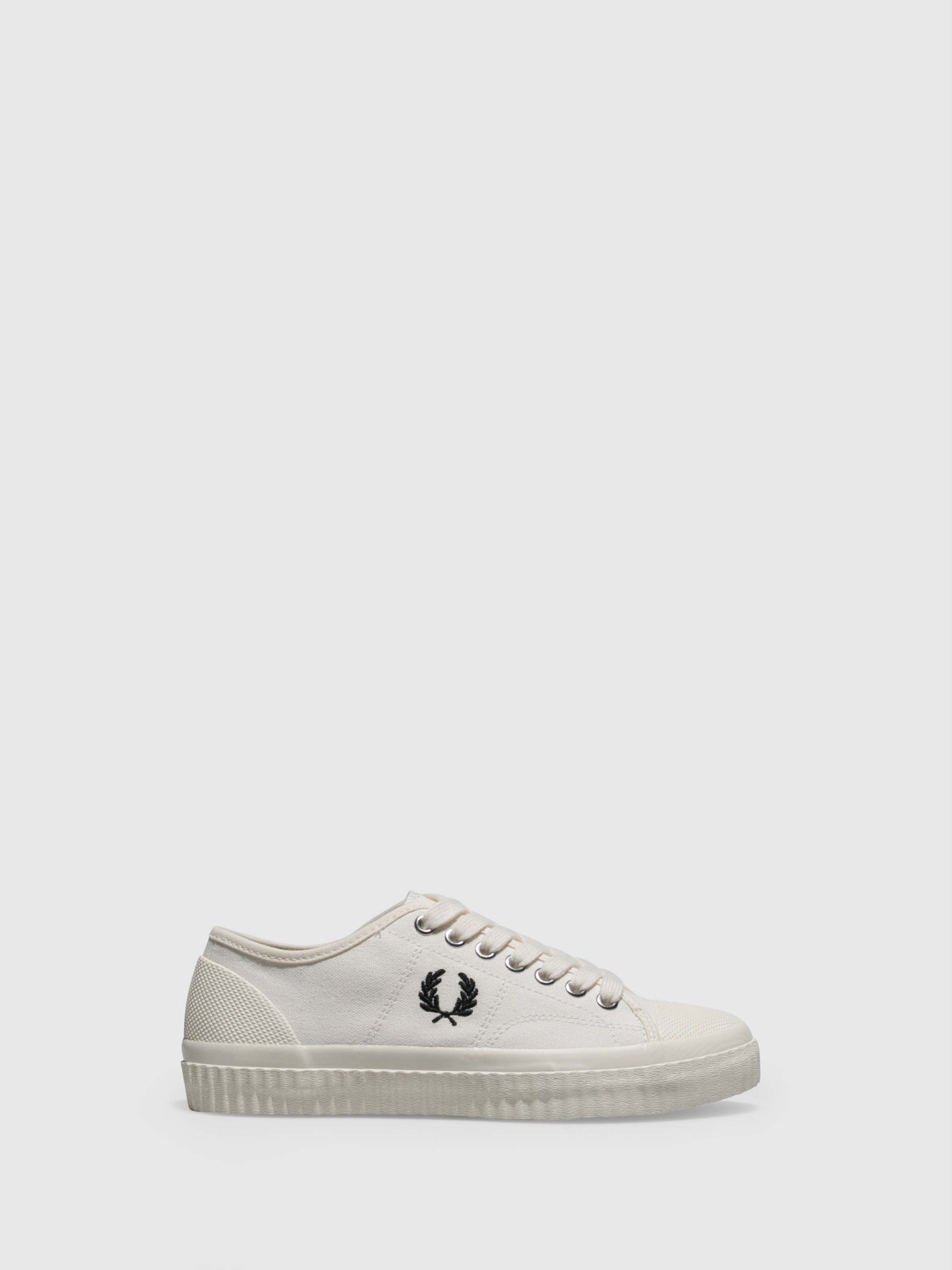 Fred Perry White Lace-up Trainers