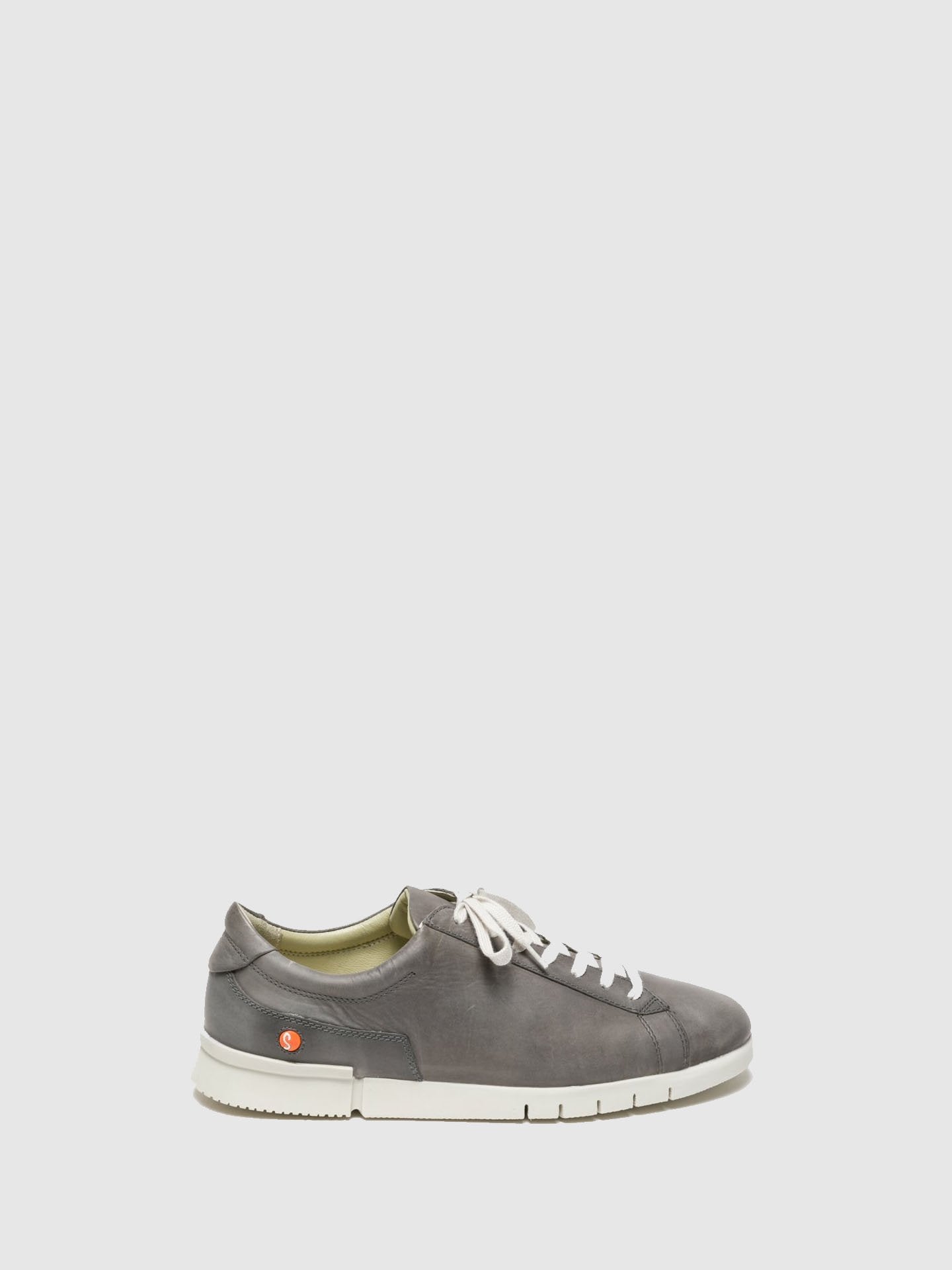 Softinos Gray Lace-up Trainers