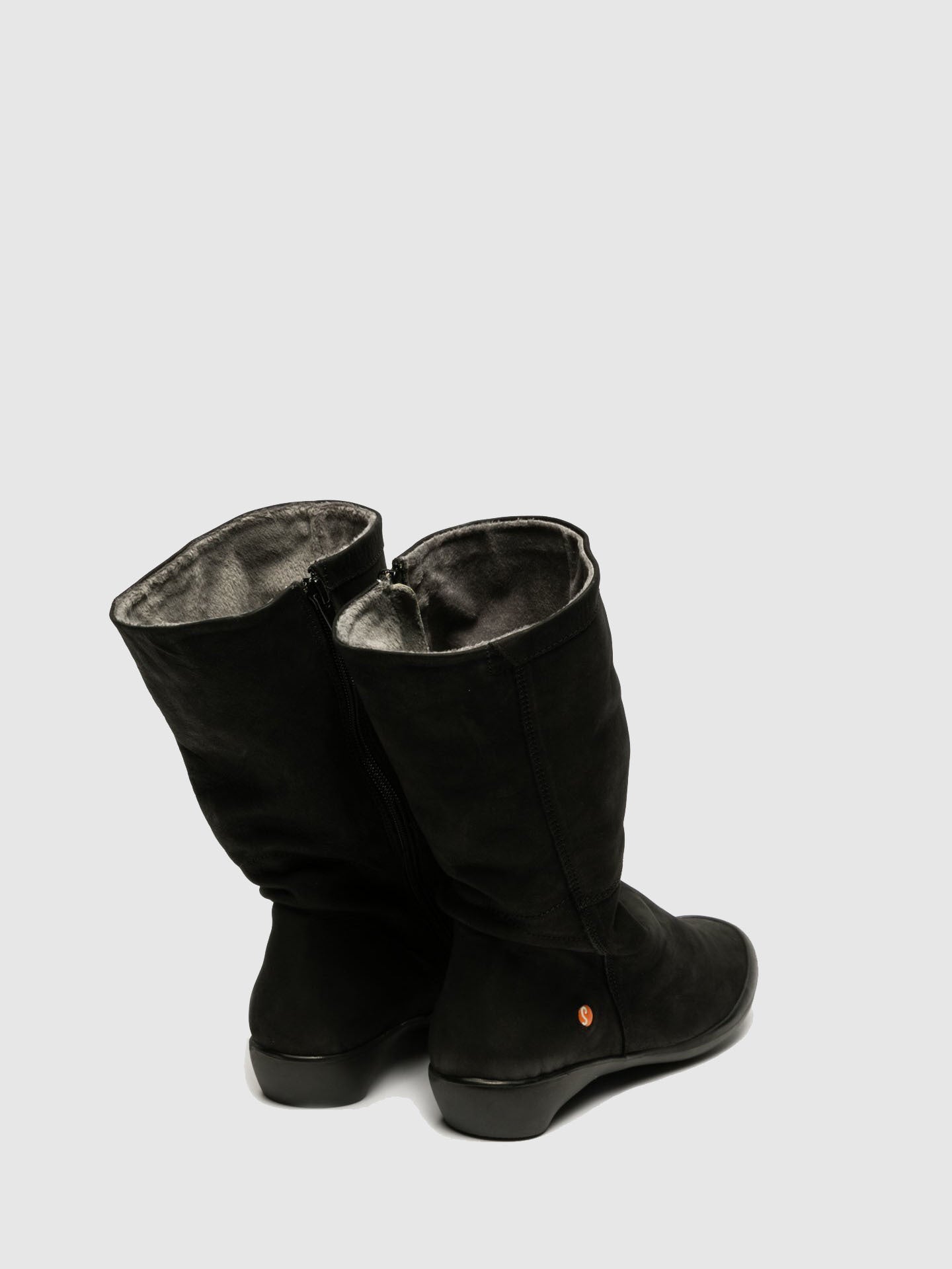 Softinos Black Knee-High Boots