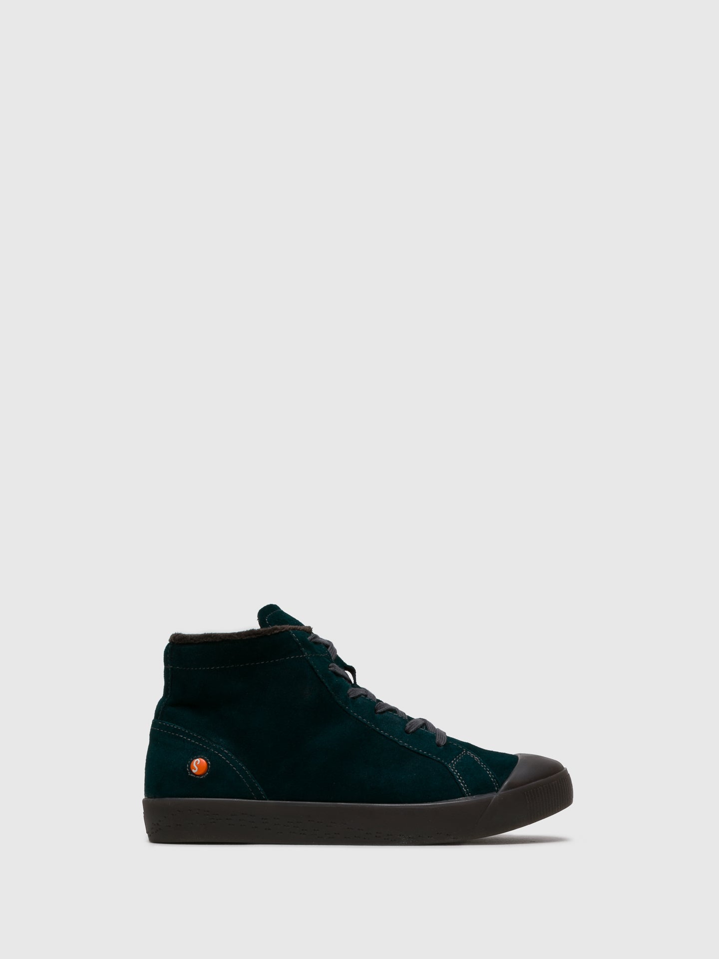 Softinos DarkGreen Hi-Top Trainers